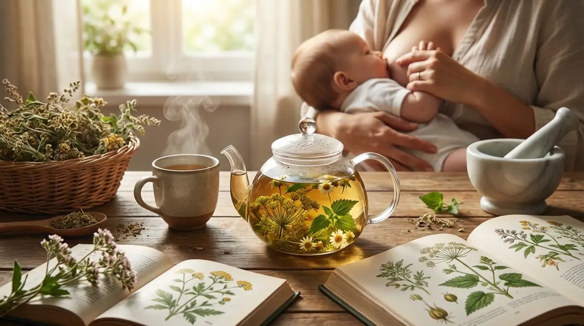 ハーブティーが母乳に良いと言われる理由【メカニズム解説】