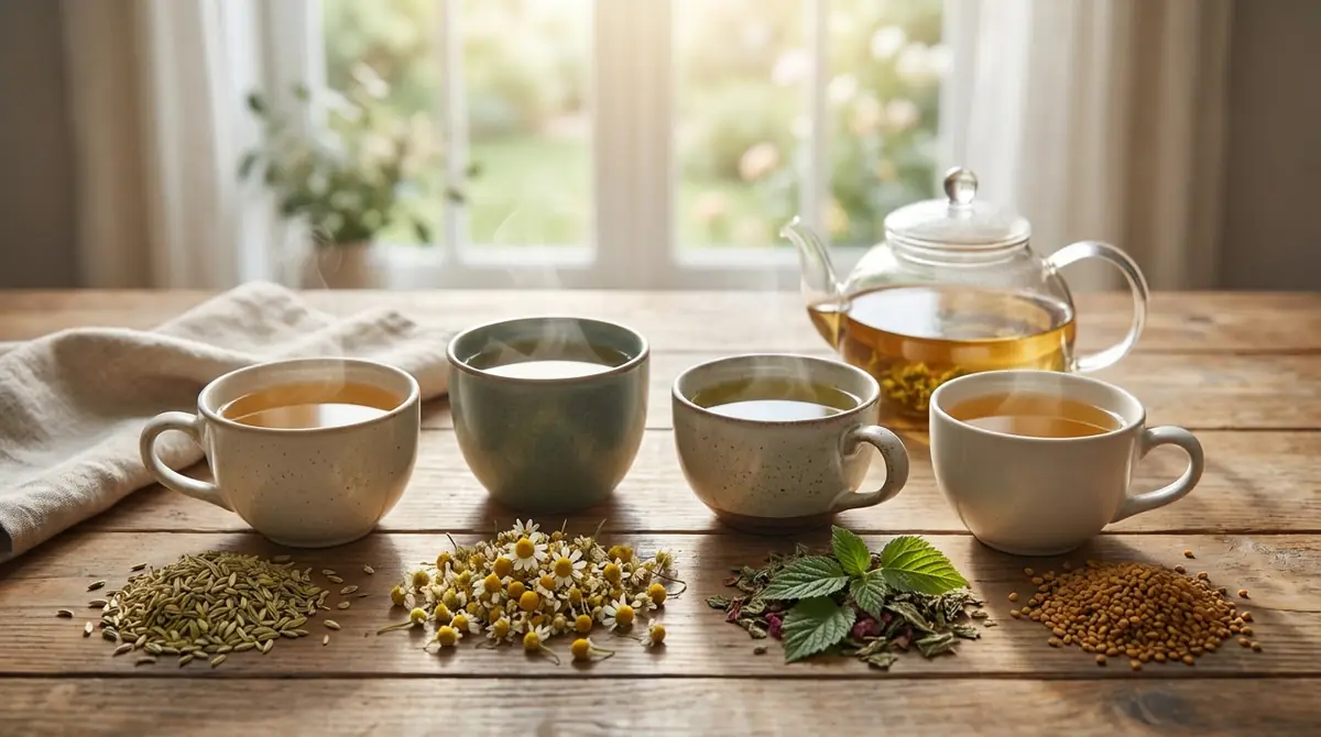 人気の母乳ハーブティー4選|特徴と選び方