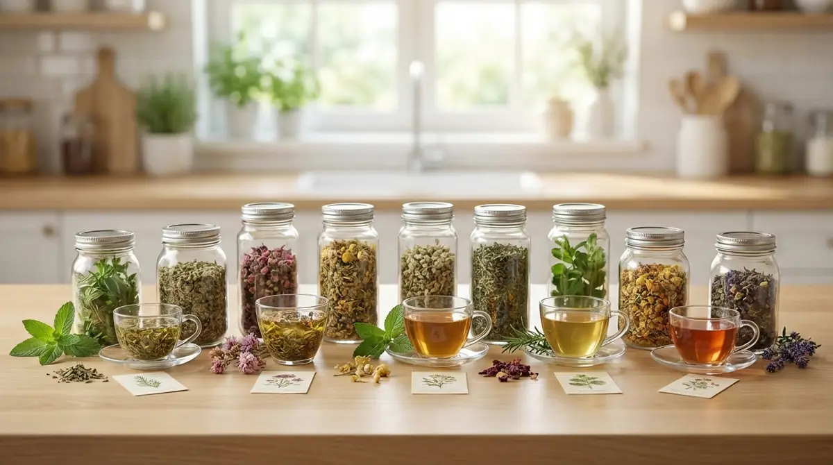 ハーブティーの種類一覧|代表的な10種と特徴・効能