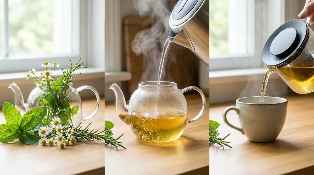 ハーブティーの美味しい淹れ方【基本の3ステップ】