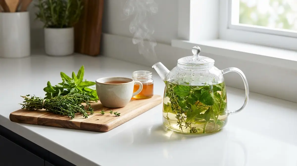 フレッシュハーブを使ったハーブティーの作り方