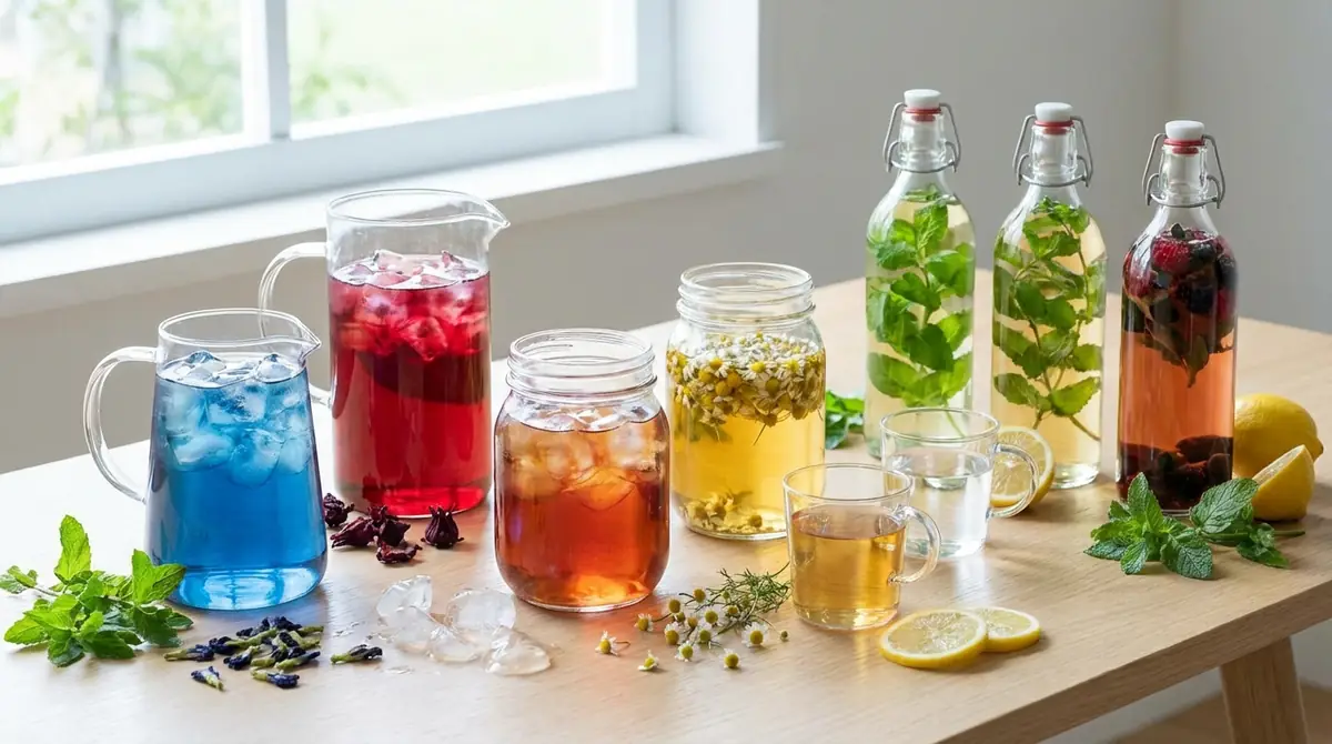 アイスハーブティー・水出しハーブティーの作り方