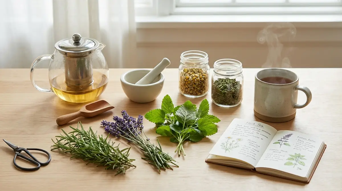 ハーブティー作りに必要な道具と初心者向けハーブ