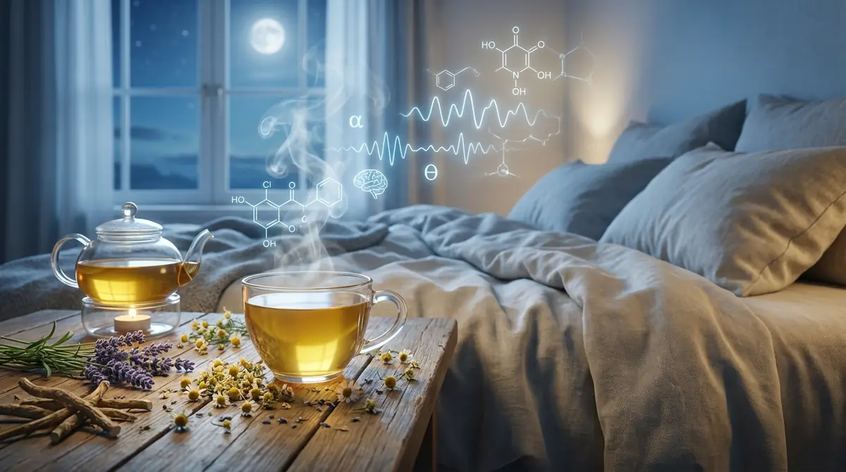 ハーブティーが寝る前に効果的な理由【科学的根拠】