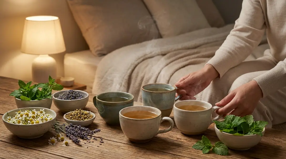 寝る前に飲みたいハーブティー5種類｜特徴と選び方