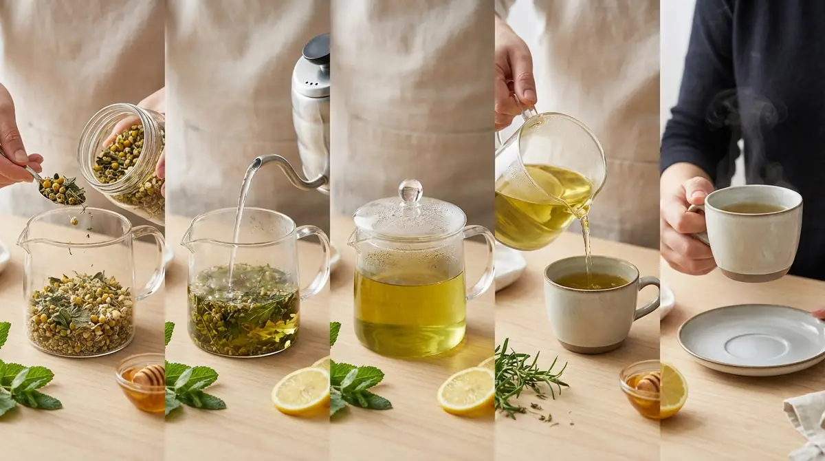 ハーブティーの美味しい淹れ方【基本5ステップ】