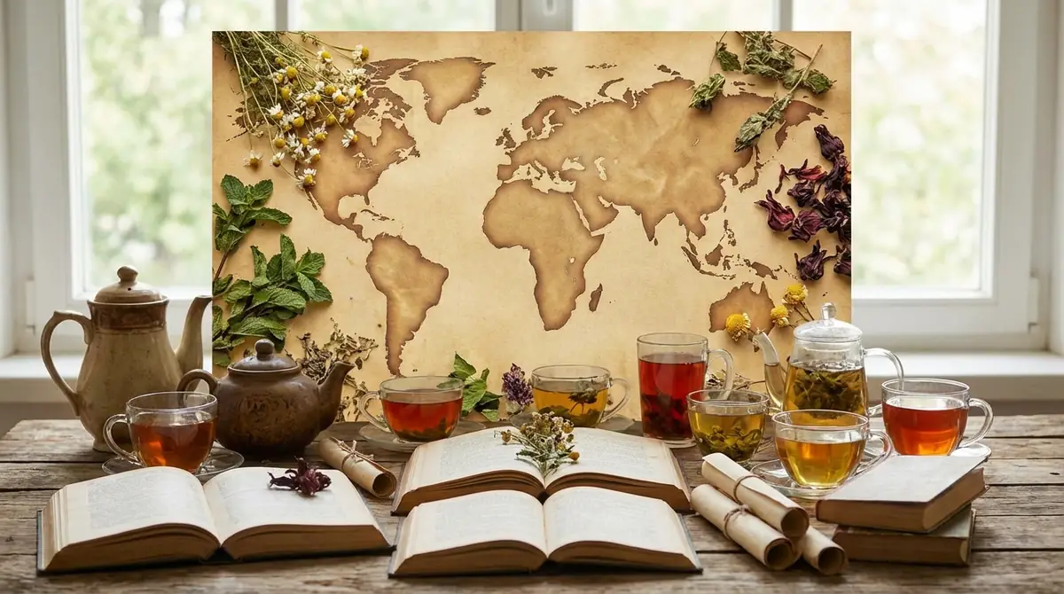 ハーブティーの歴史と世界での広がり