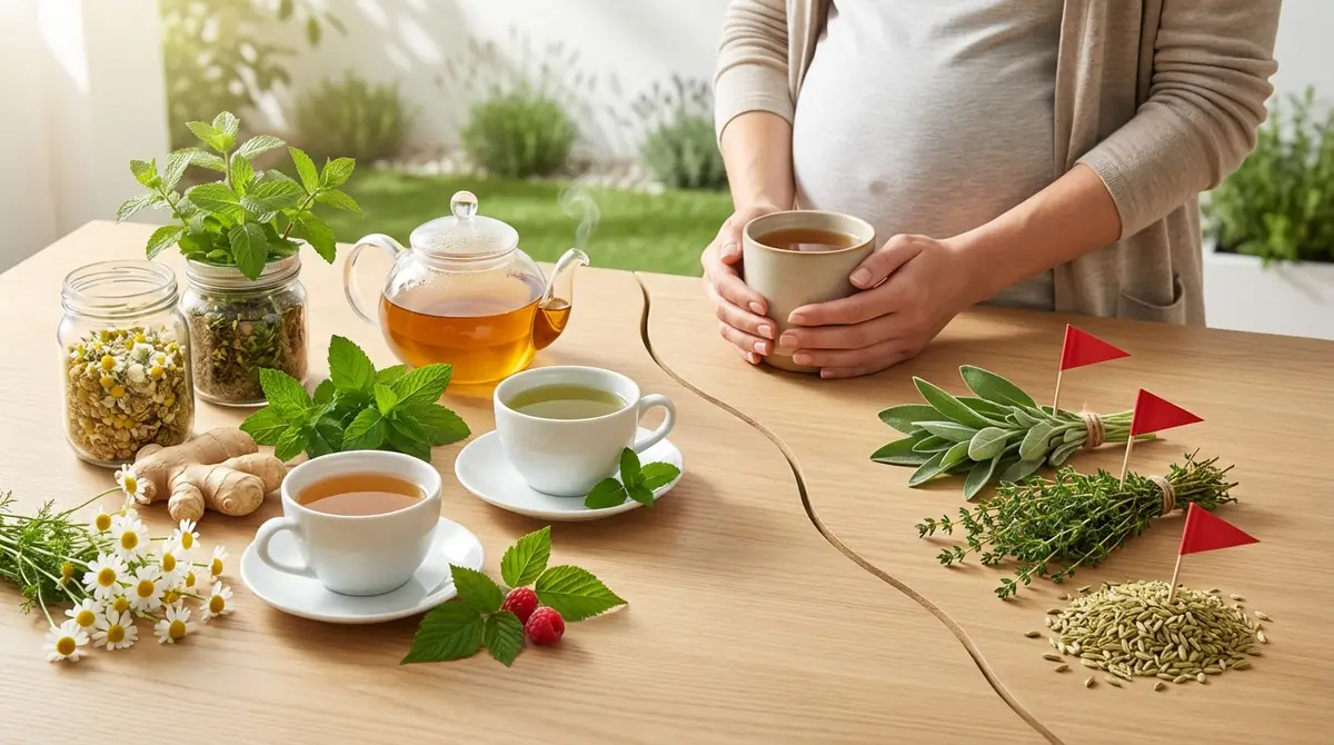 【一覧表】妊婦が飲めるハーブティー・避けるべきハーブティー