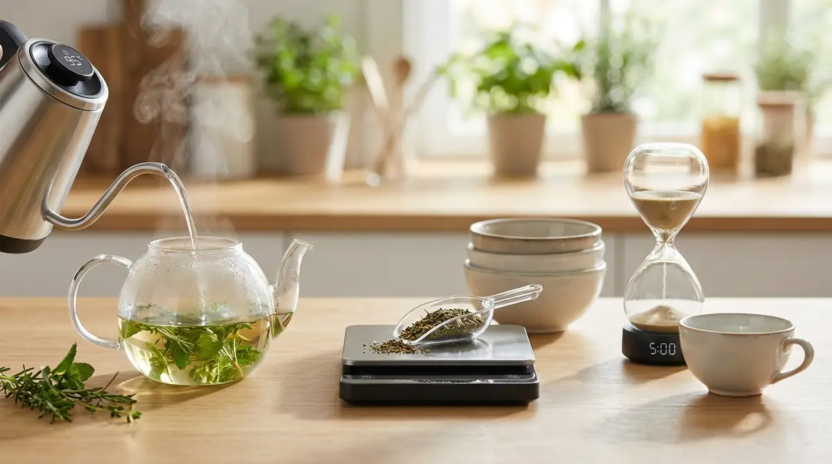 【結論】ハーブティーの入れ方は「温度・量・時間」の3つで決まる