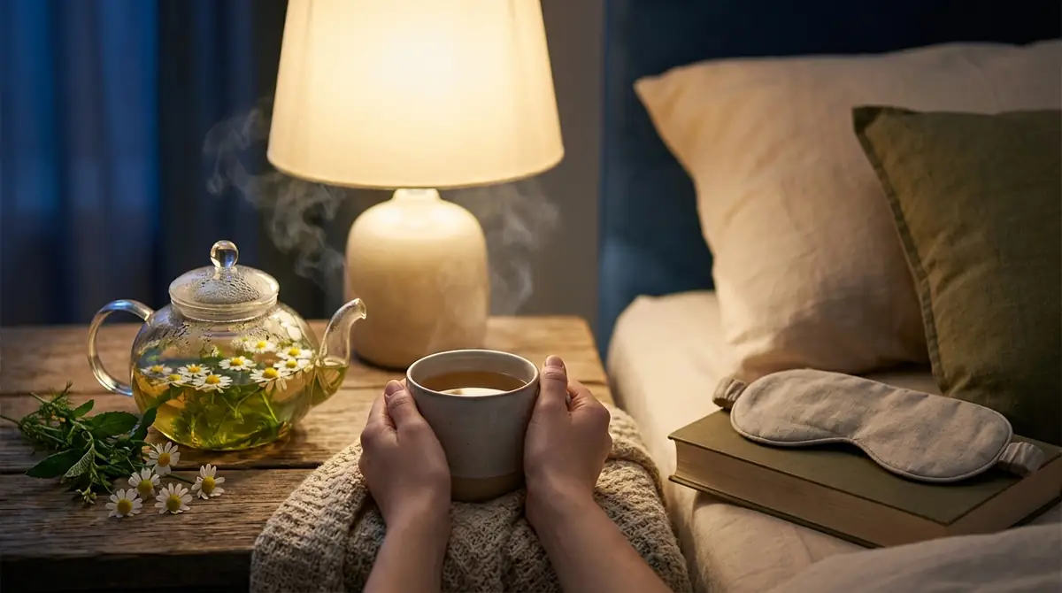 今夜から始めるハーブティー睡眠ルーティン【3ステップ】