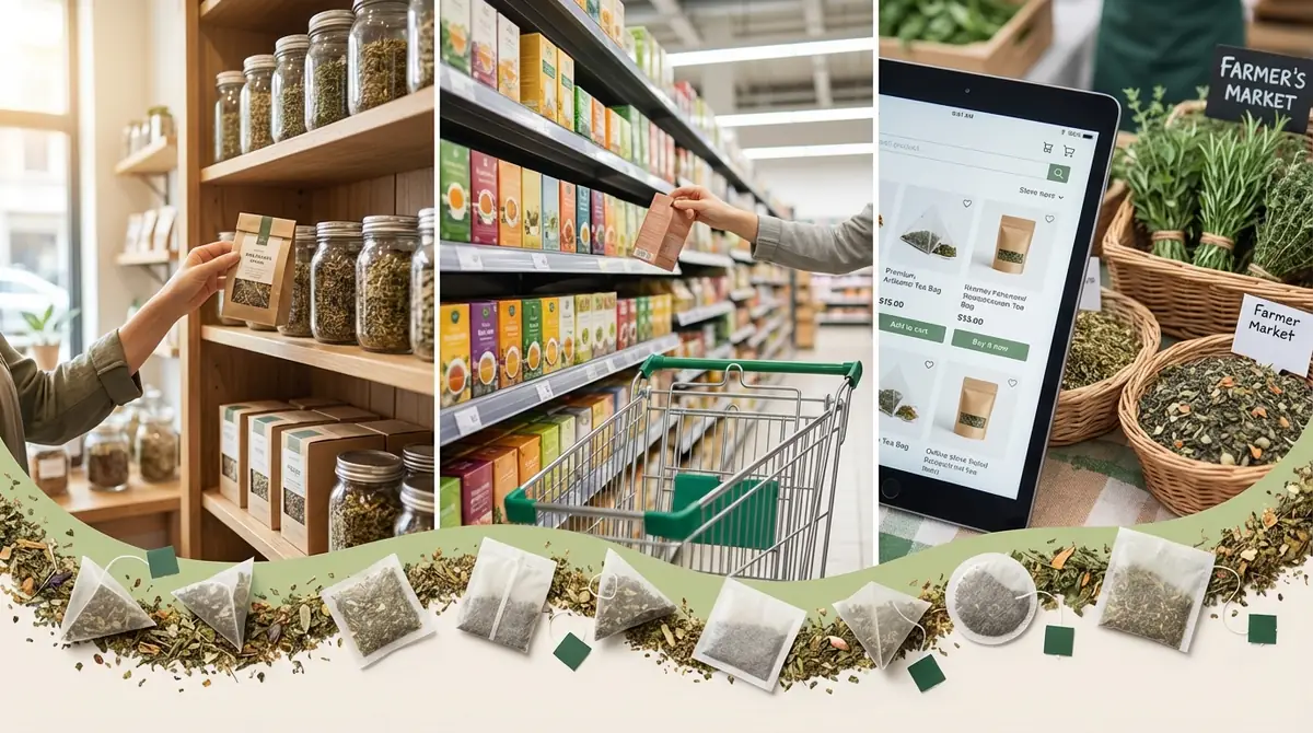 【購入場所別】ハーブティーパックの買い方ガイド