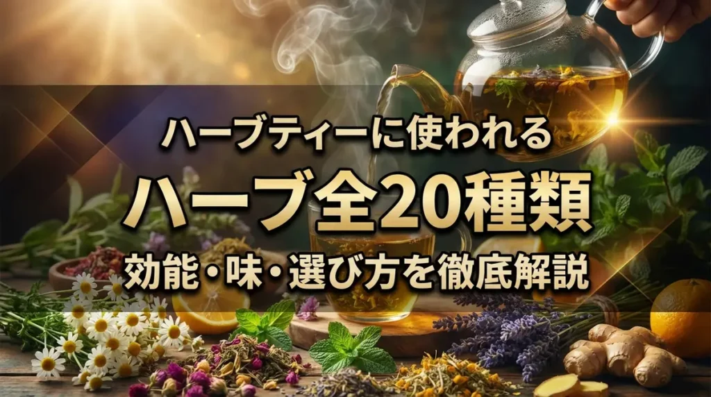 ハーブティーに使われるハーブ全20種類｜効能・味・選び方を徹底解説