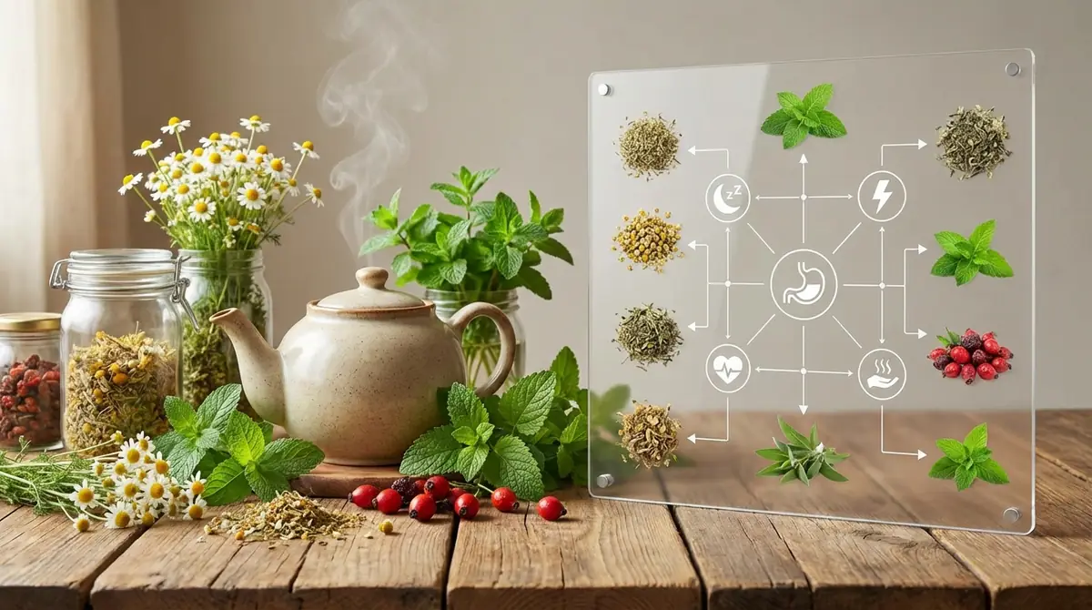 【早見表】目的別ハーブティーの選び方チャート