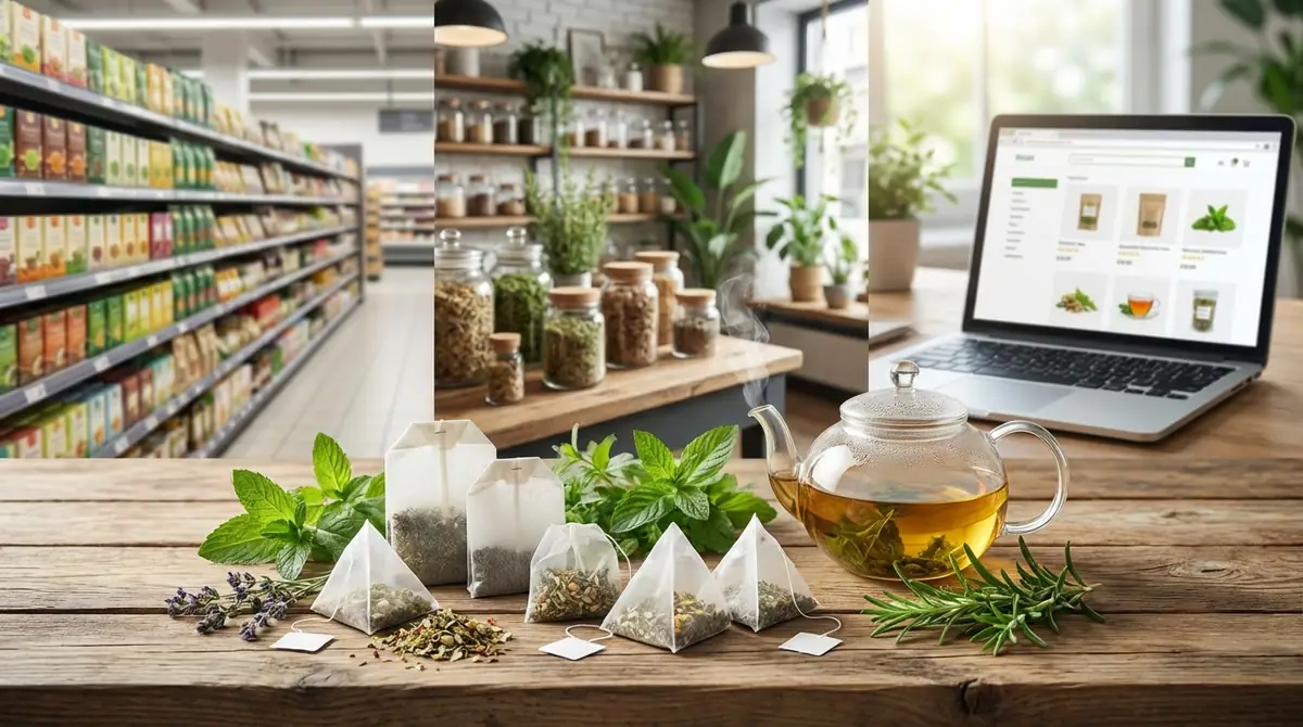 ハーブティーのティーバッグはどこで買う?購入場所別メリット・デメリット