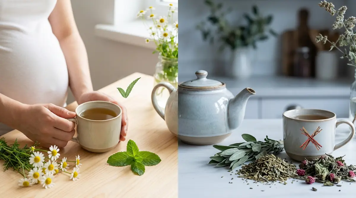 【早見表】妊娠中のハーブティー○×一覧|飲んでいいもの・避けるべきもの