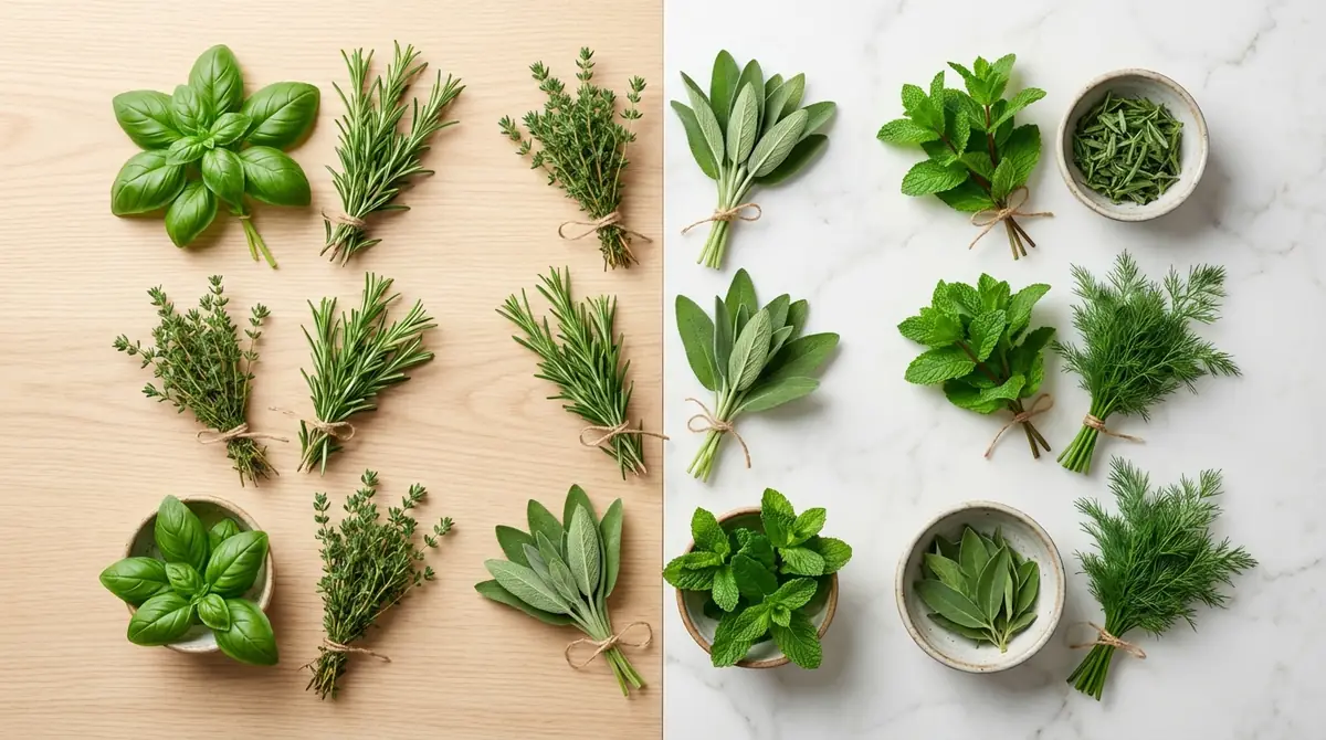 相性の良いハーブの組み合わせ早見表