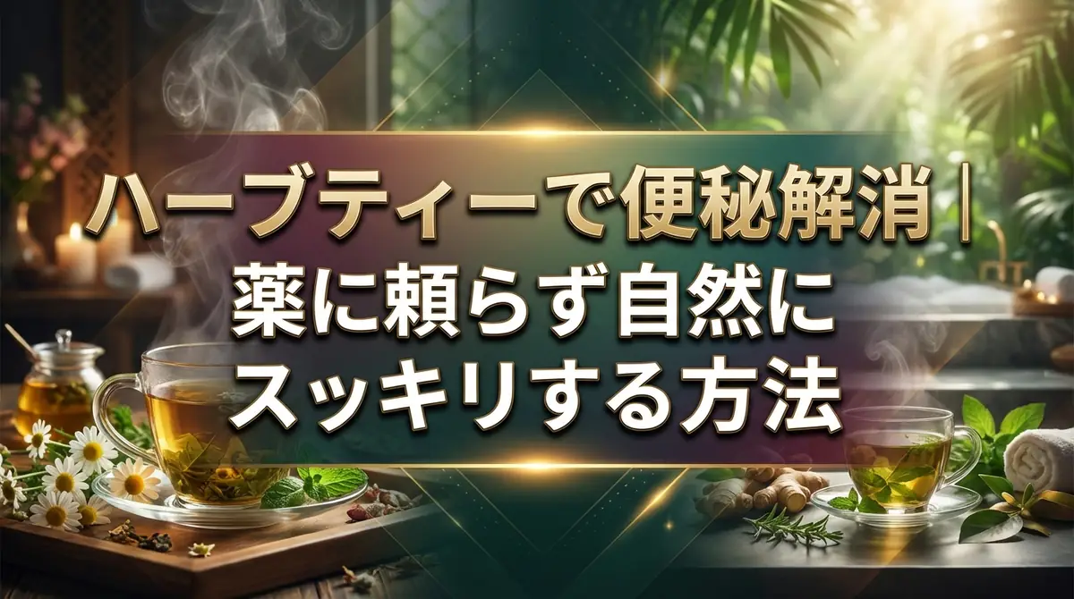 ハーブティーで便秘解消|薬に頼らず自然にスッキリする方法