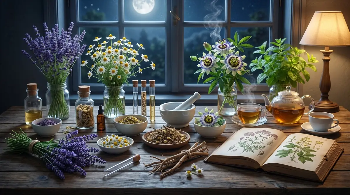 安眠ハーブ5種の特徴を比較|成分・味・効果の強さ一覧