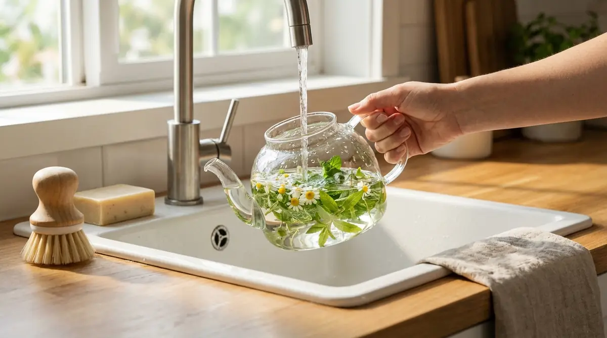 ハーブティーポットのお手入れ方法