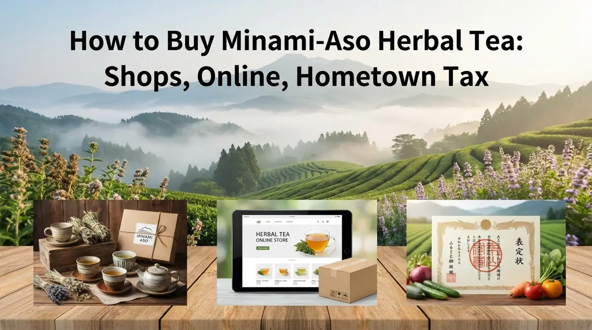 南阿蘇ハーブティーの購入方法3選|店舗・通販・ふるさと納税