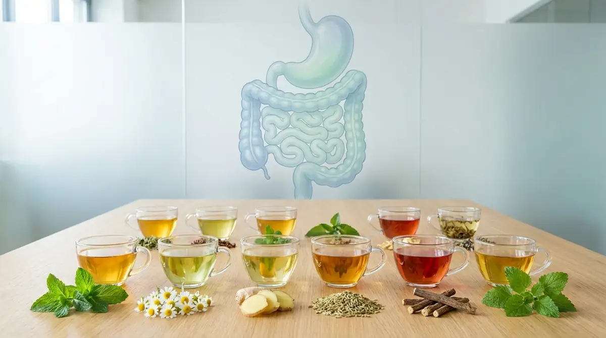 【結論】胃腸の悩み別おすすめハーブティー早見表