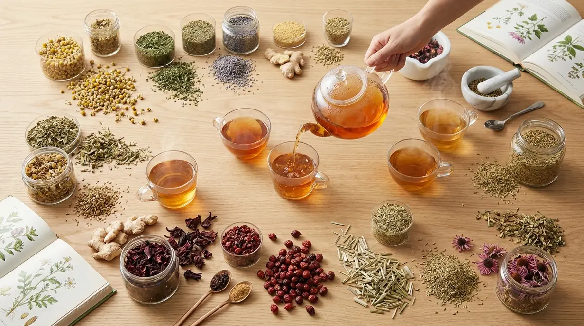 ハーブティー全35種類一覧|効能・味・香りの特徴