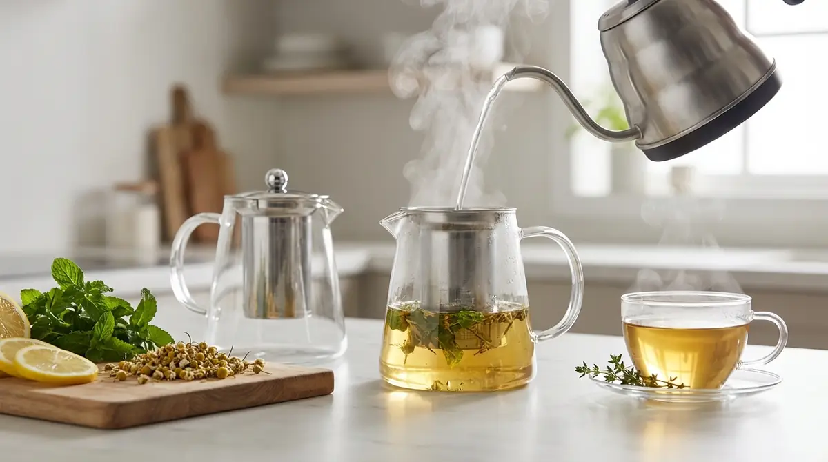 ハーブティーの美味しい淹れ方|基本の3ステップ