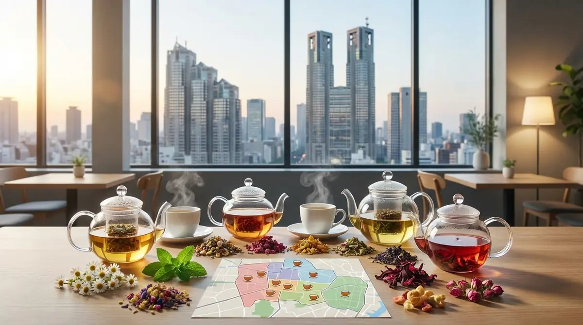 新宿のハーブティー店をエリア別に紹介