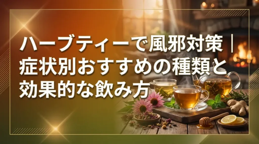 ハーブティーで風邪対策｜症状別おすすめの種類と効果的な飲み方