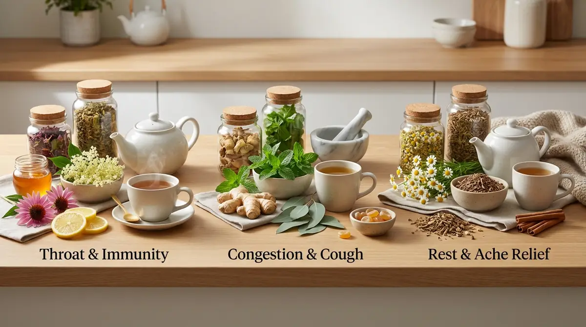 風邪の症状別ハーブティーの選び方ガイド