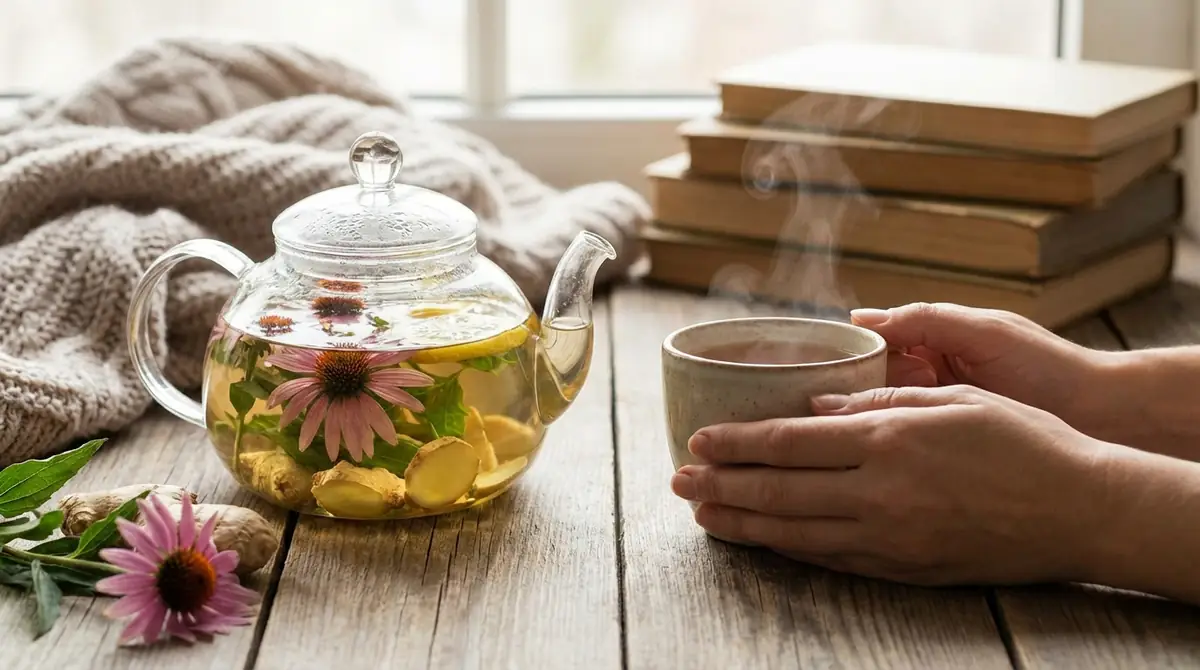 風邪のときのハーブティーの淹れ方と飲み方