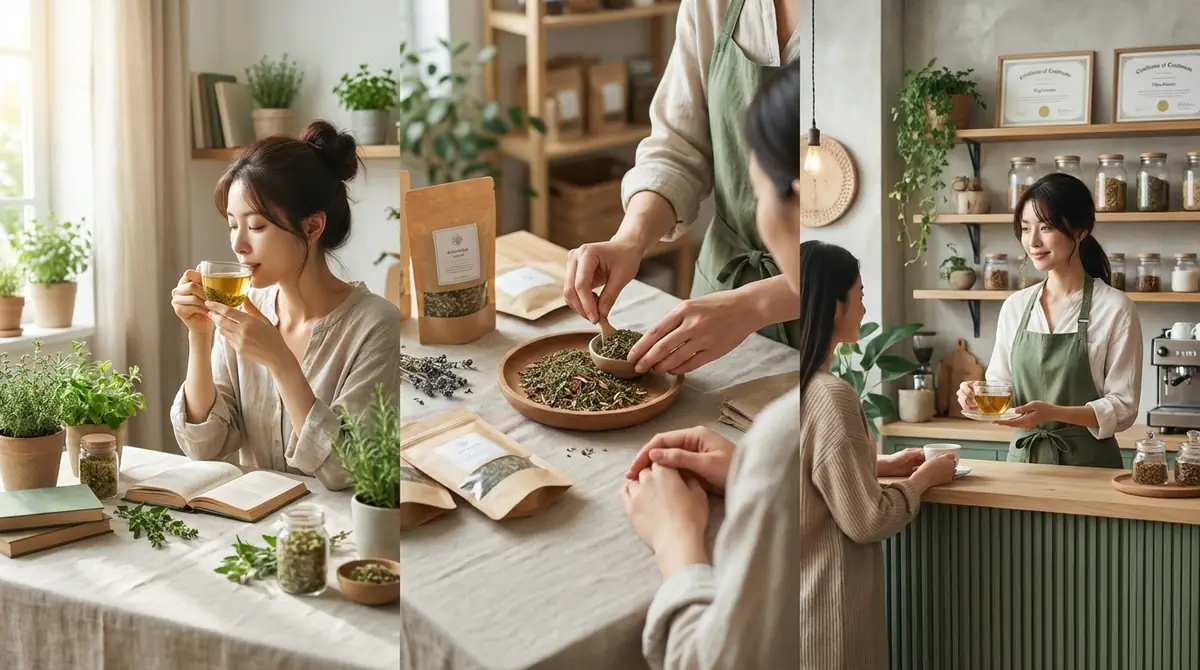 ハーブティー資格の活かし方|仕事・副業・趣味での活用事例