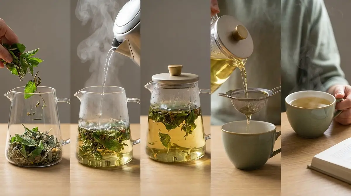 ハーブティーの美味しい淹れ方【5ステップで解説】
