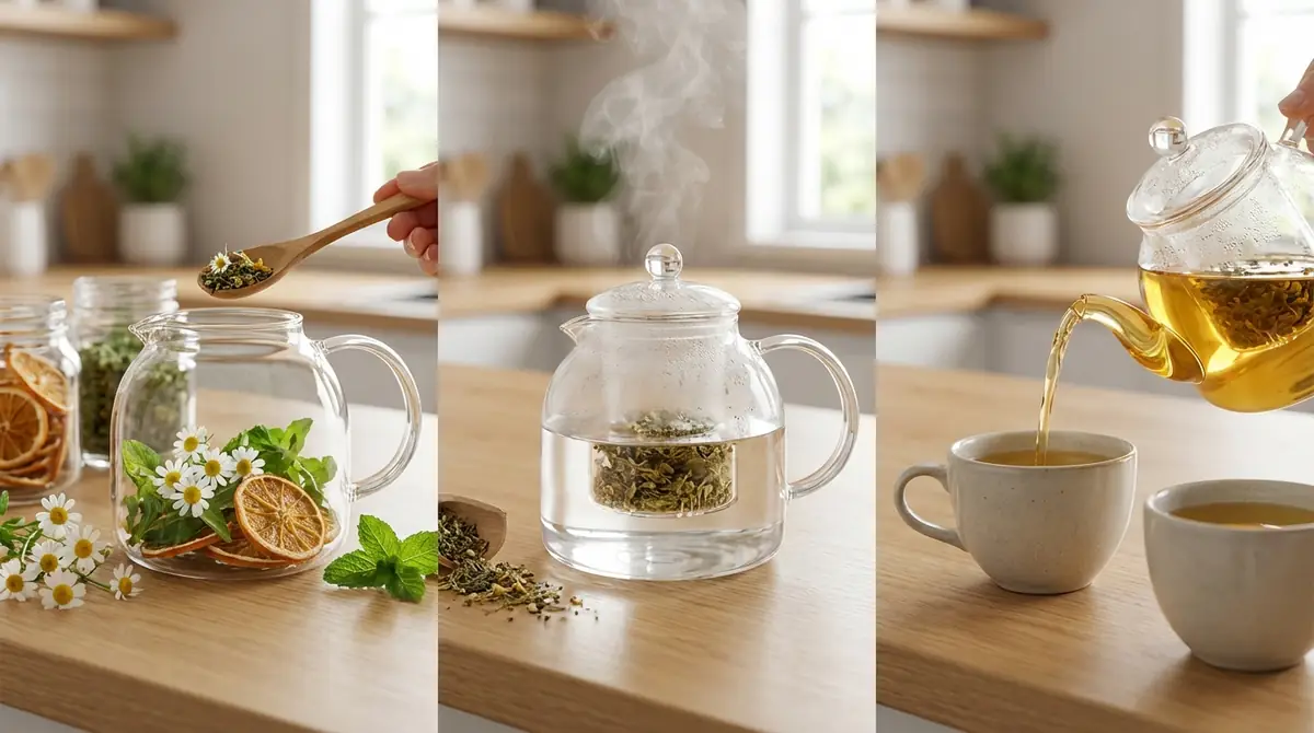 人気ハーブティーを美味しく淹れる基本の3ステップ
