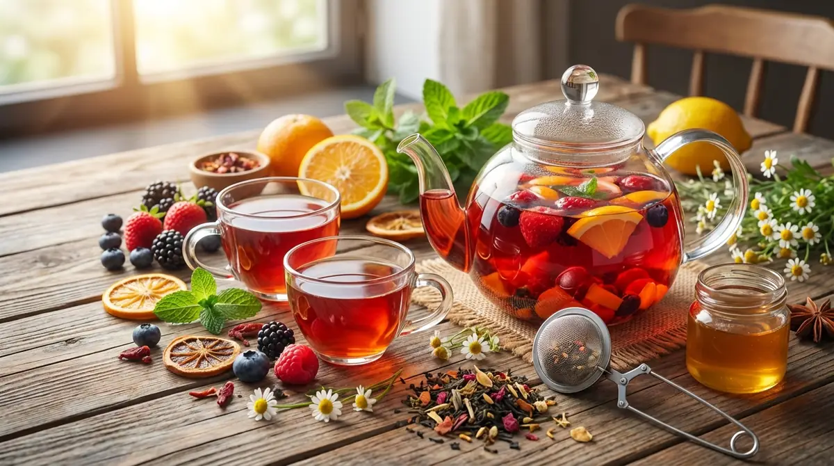 フルーツハーブティーの美味しい淹れ方|基本からアレンジまで