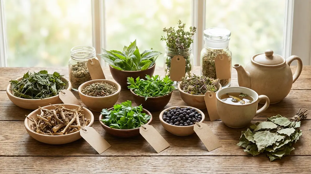 利尿作用のあるハーブ全10種類|特徴と選び方一覧