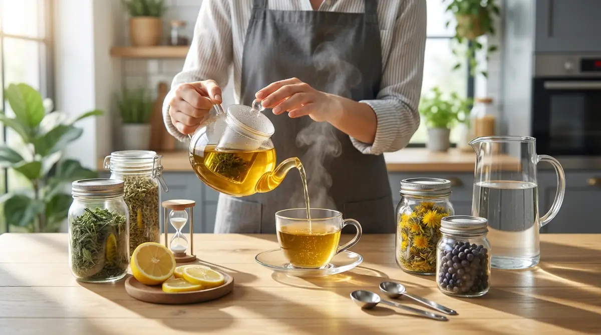 利尿作用を高めるハーブティーの飲み方|タイミング・量・淹れ方