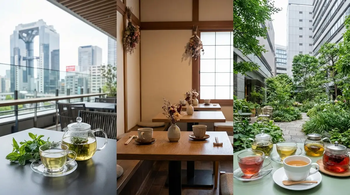 梅田でハーブティーを楽しむ3つの選択肢