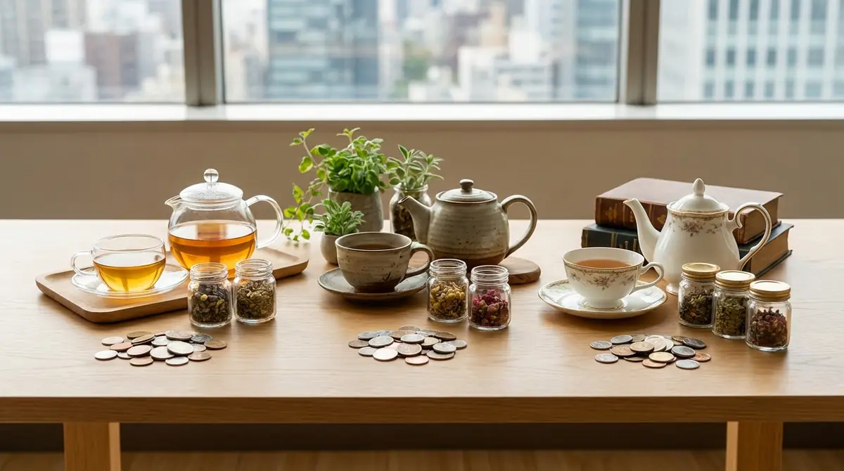 【比較表】価格・雰囲気・メニュー数で選ぶ梅田のハーブティー店