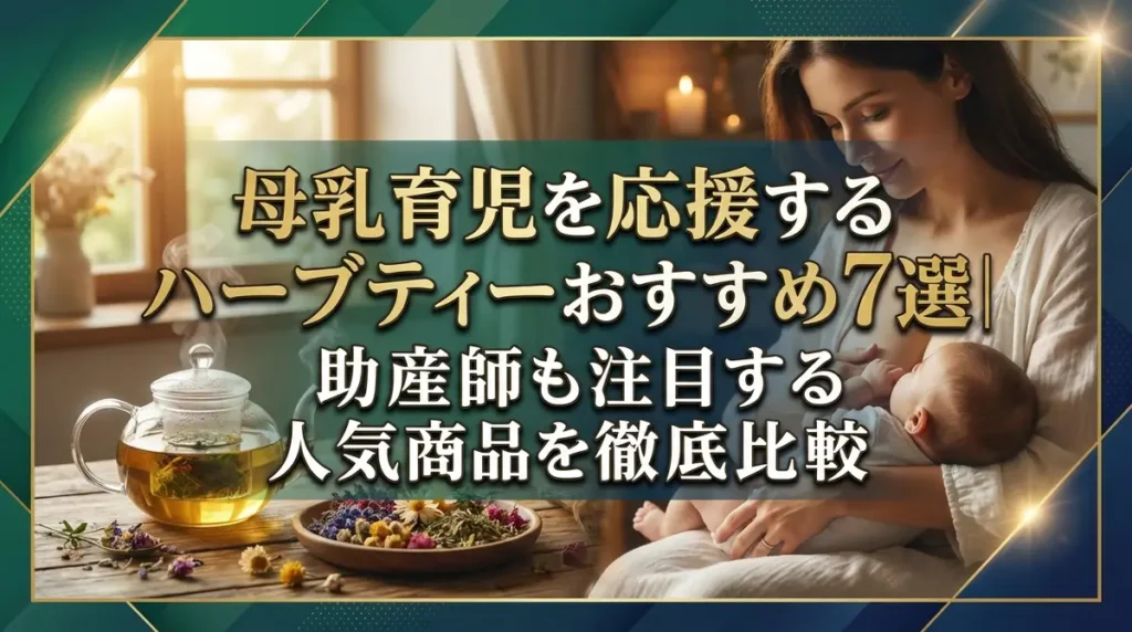 母乳育児を応援するハーブティーおすすめ7選｜助産師も注目する人気商品を徹底比較