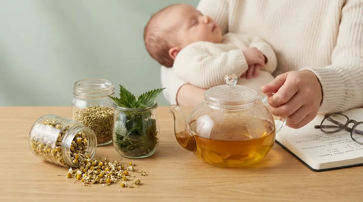 ハーブティーは母乳に効果がある?安全性と根拠を解説