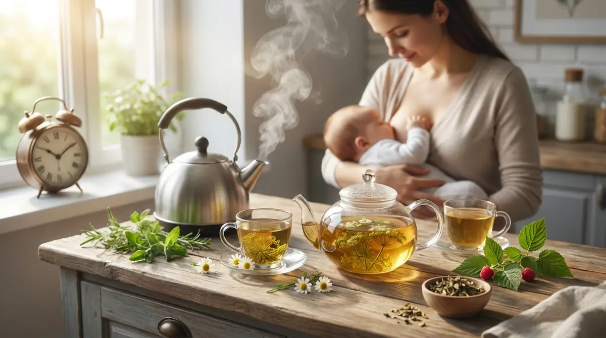 母乳ハーブティーの効果的な飲み方|いつから・何杯・タイミング