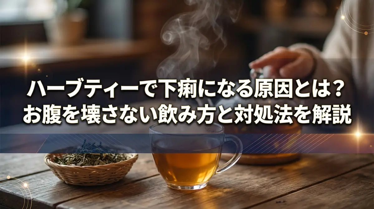 ハーブティーで下痢になる原因とは?お腹を壊さない飲み方と対処法を解説