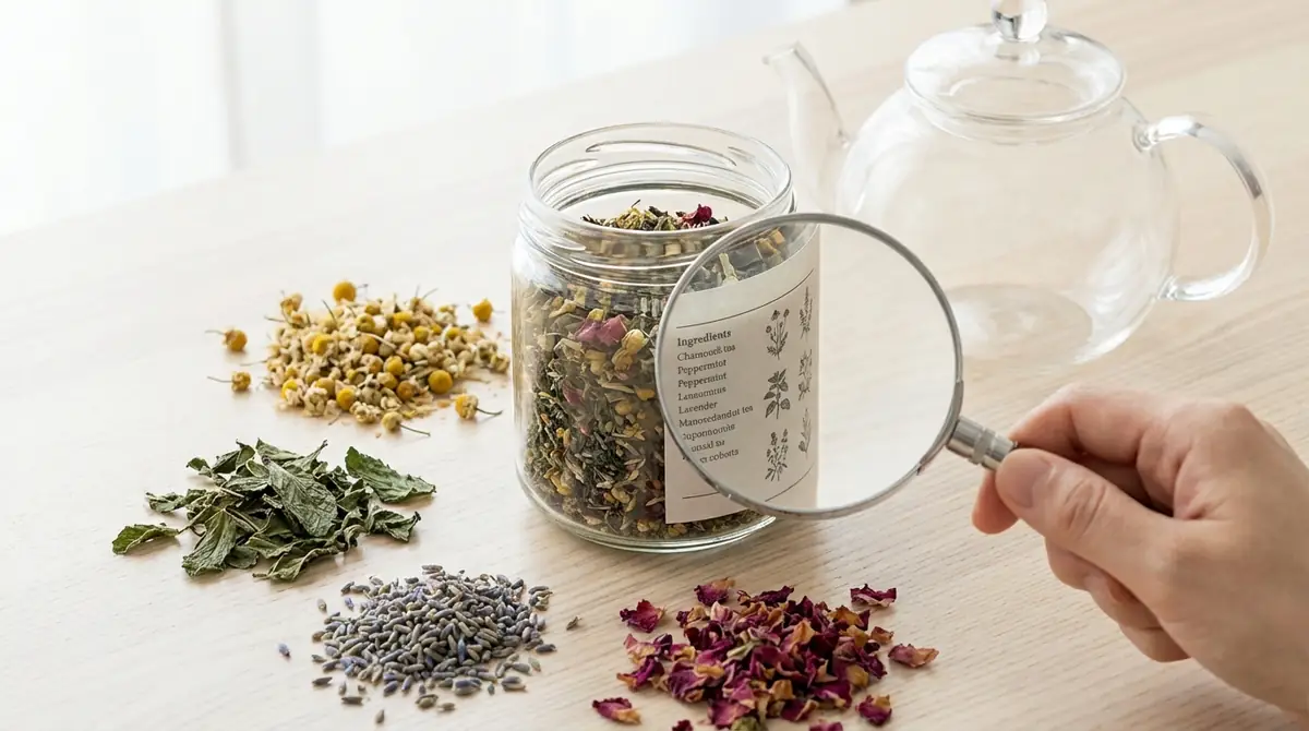 ハーブティー購入時にチェックすべき成分表示のポイント