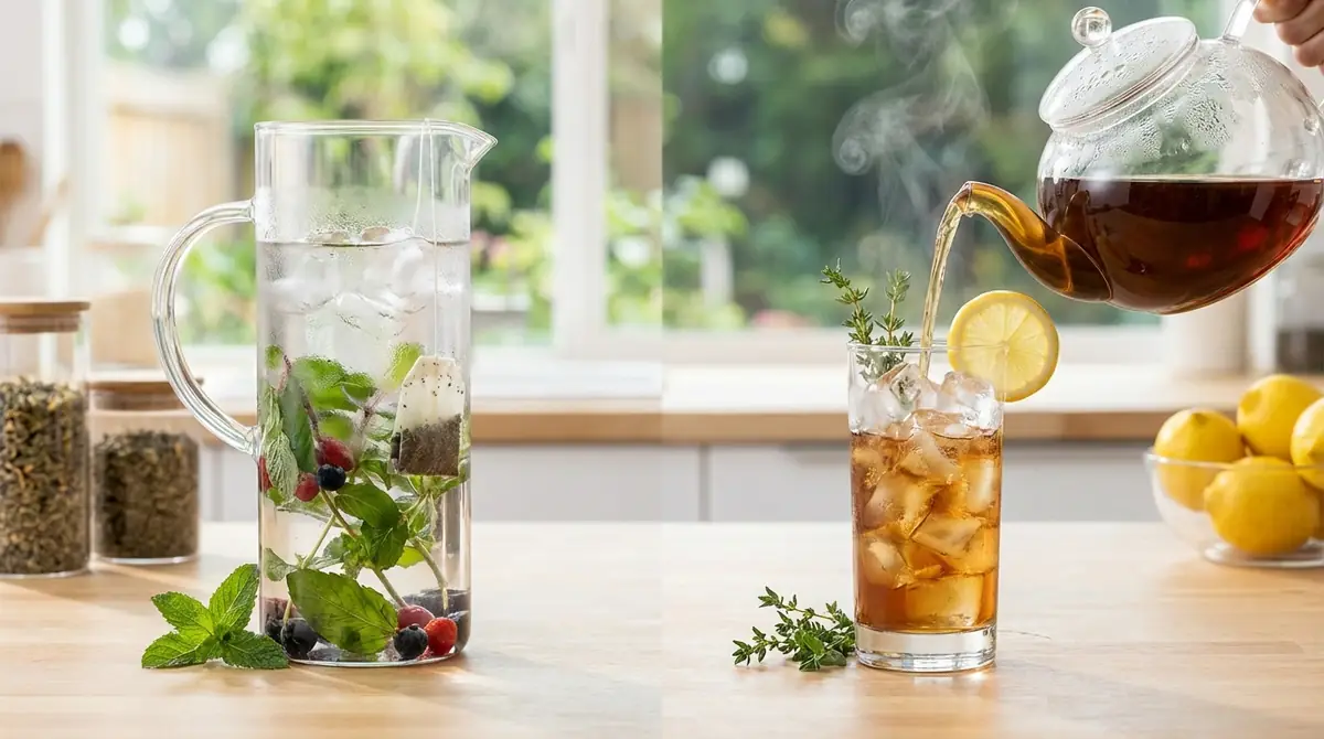 ハーブティーをアイスで楽しむ2つの方法【水出し・急冷】