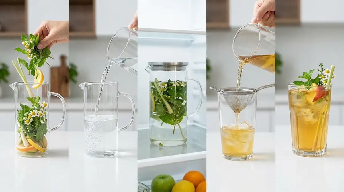 水出しアイスハーブティーの作り方【5ステップ】
