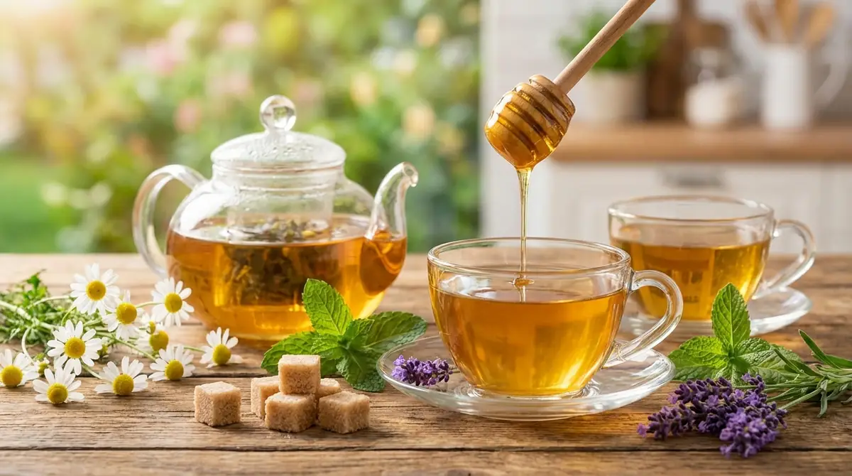 ハーブティー×はちみつの効果｜砂糖より選ばれる理由