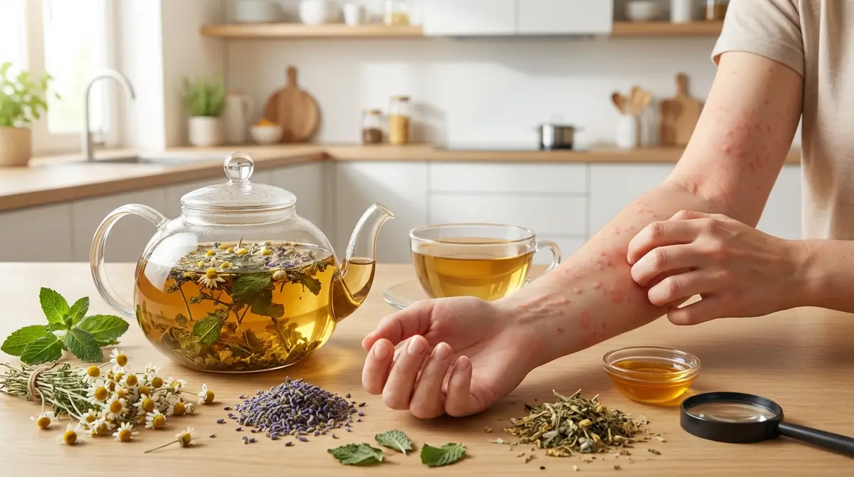 ハーブティーアレルギーの症状と見分け方