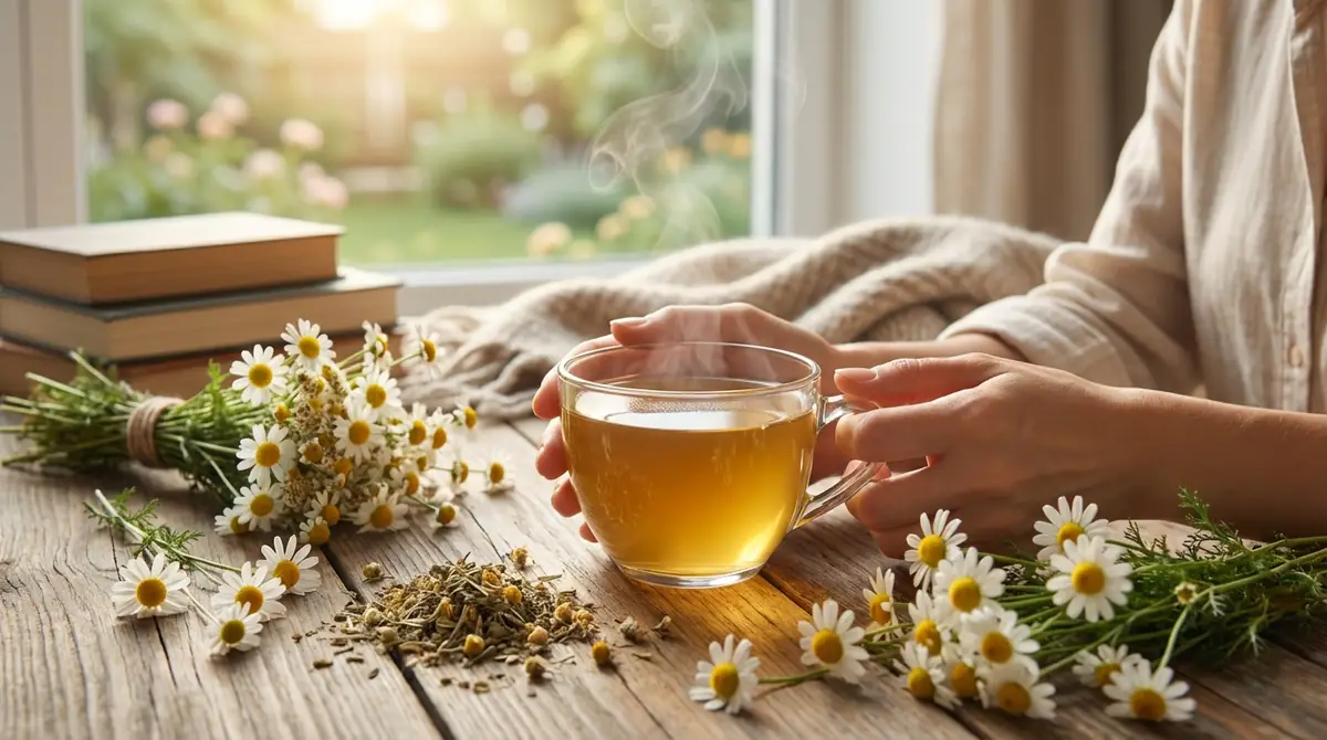 カモミールティーの効果②ストレス・不安感の軽減