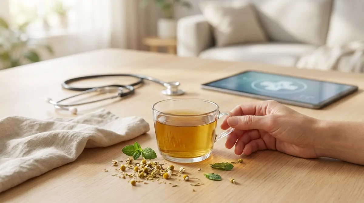 ハーブティーで症状が出たときの対処法と受診の目安